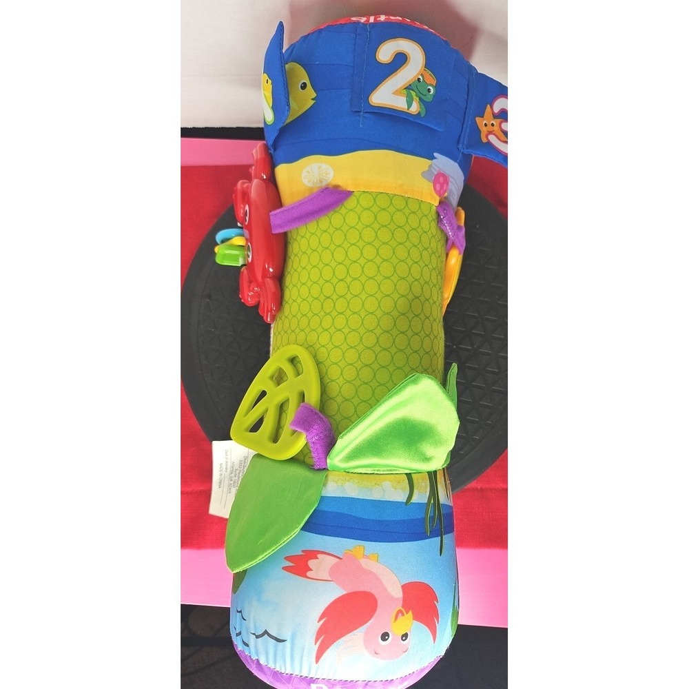 Baby Einstein Sea Life Round Learning Activity Pillow Blue Reef Rainforest - Picture 10 of 11